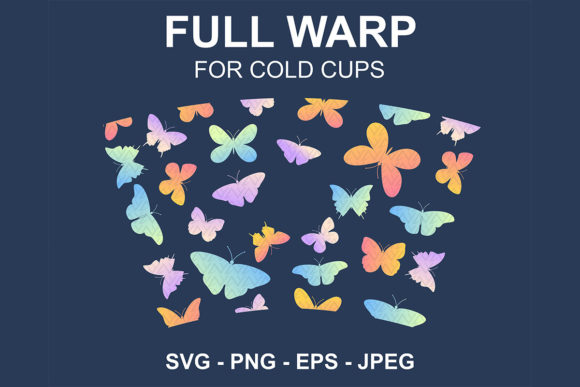 Butterfly Starbucks Cup Svg: Graphics for Crafts