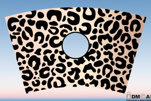 Cheetah Leopard Print Starbucks Cup SVG Graphics