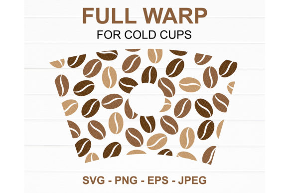Coffee Bean Starbucks Cup SVG: Graphics for Crafts & Content