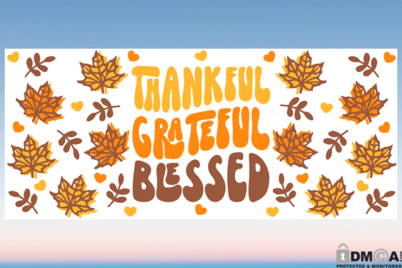 Fall Thanksgiving 16oz Libbey Glass SVG