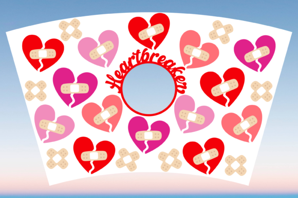 Heartbreaker Valentine Starbucks Cup SVG: Graphics & Print Templates