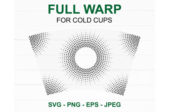 Polka Dot Starbucks Cup SVG: Graphics for Crafts Sellers