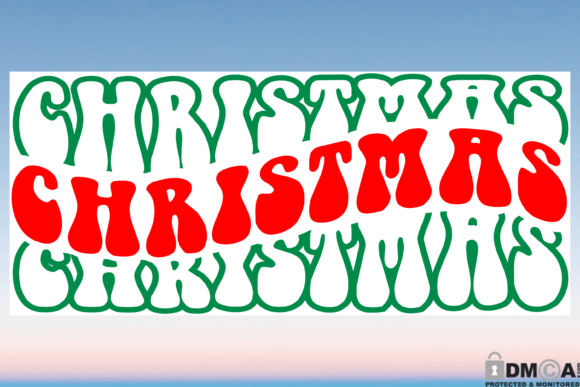 Retro Christmas 16oz Libbey Glass SVG: Graphics & Print Templates